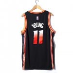 NBA 11 Young Atlanta Hawks 22-23 city Maillot brodé